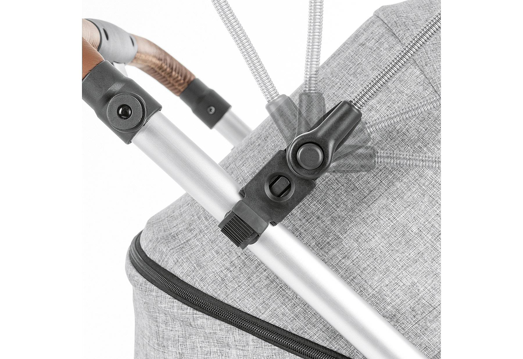 reer ShineSafe Sonnenschirm für Kinderwagen, universal nutzbar, dreh- und neigbar,