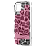 GUESS Hard Cover Leopard Pink für iPhone 13 Mini GUHCP13SHSLEOP