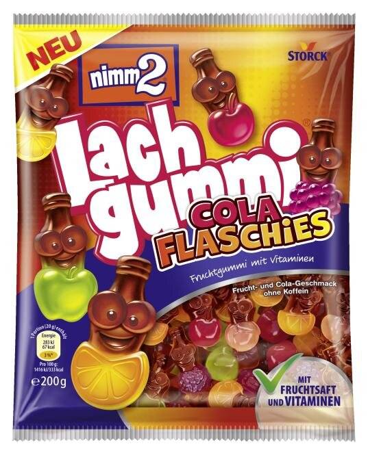 nimm2 Lachgummi Cola Flaschies 200g Inhalt: 200g