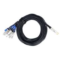 BlueLAN passive 200GBASE-CR8 QSFP-DD to 8x25GBASE-CR SFP28 breakout direct attach cable, 3 metres, A
