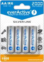 Rechargeable batteries Ni-MH R6 AA 2000 mAh Silver Line - 2 - Batterie - Mignon