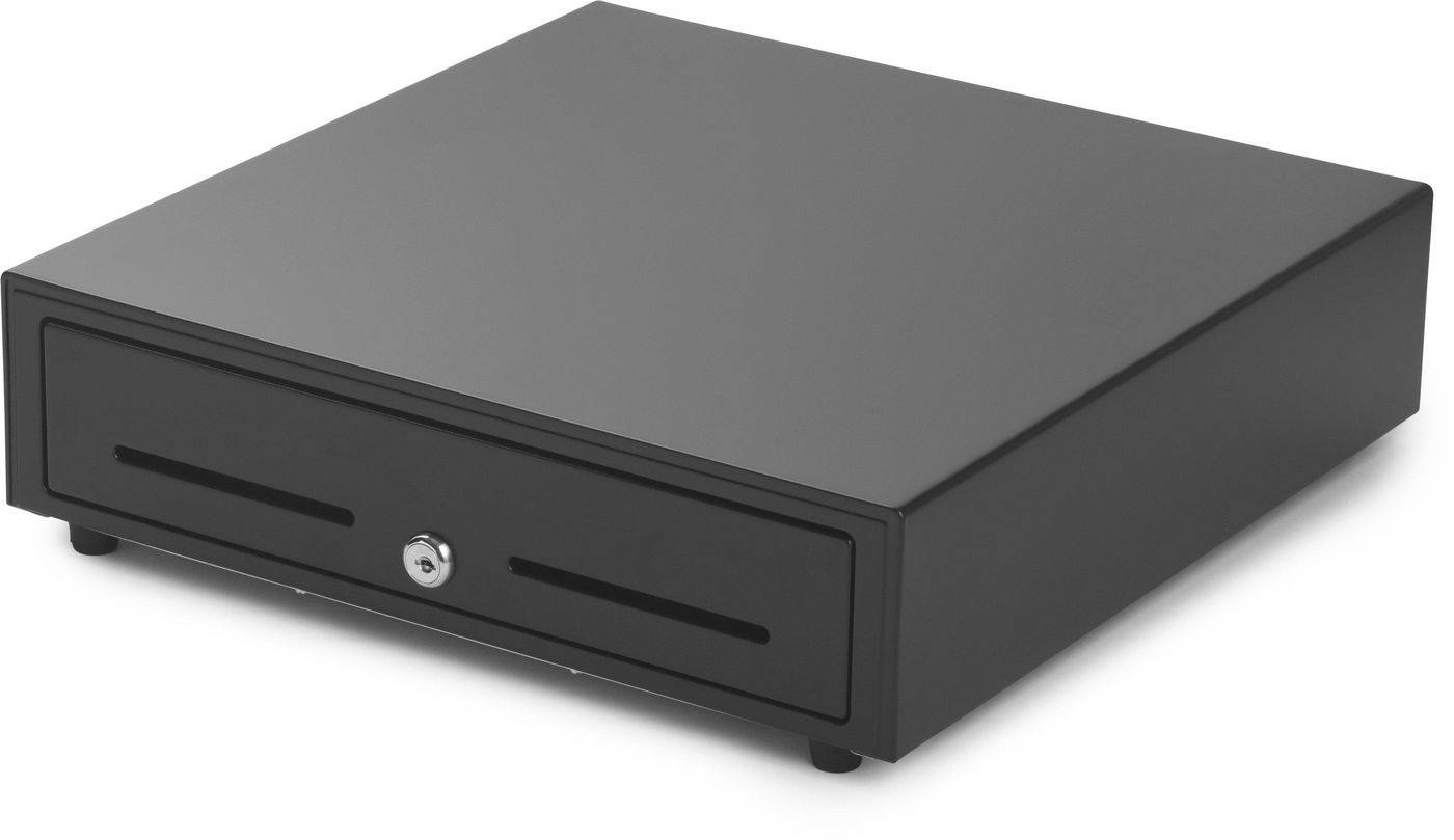 Capture 410mm cash drawer 4B/8C Black All with same lockBlack (All with same