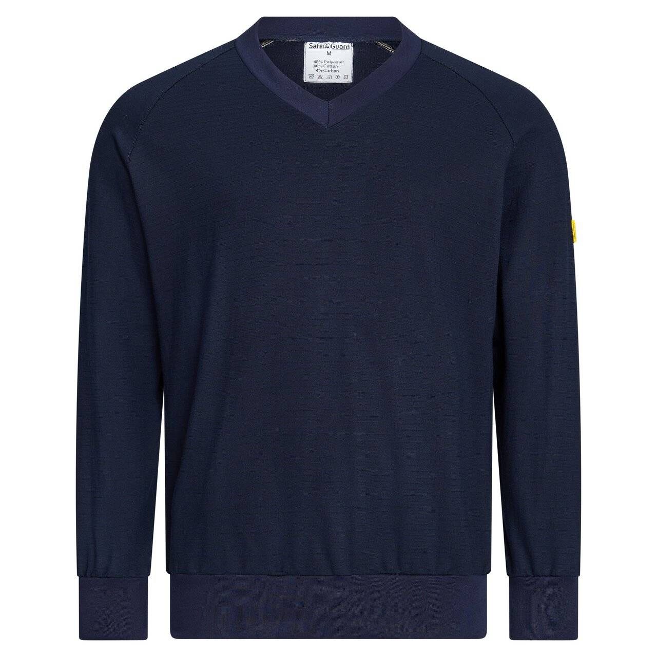 ESD-Sweatshirt, V-Ausschnitt, 280g/m², marineblau, 4XL