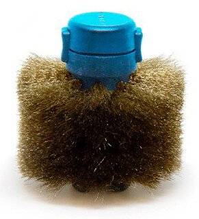 Reinigungsbürste für CLMR/CLMU, blauer Kern, metallisch