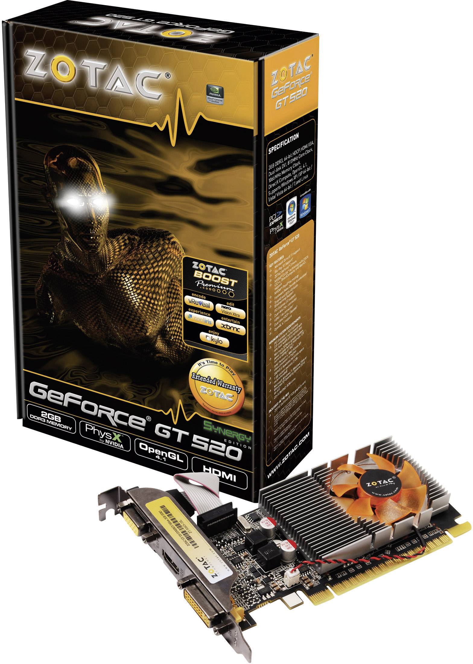 Zotac Grafikkarte 2048 MB DDR3-RAM PCIe x16