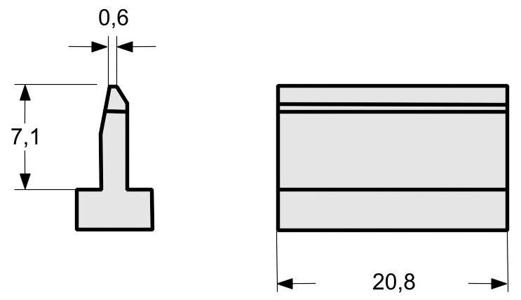SMT03 Lötspitze für PAD-Reinigung, 20,8 mm