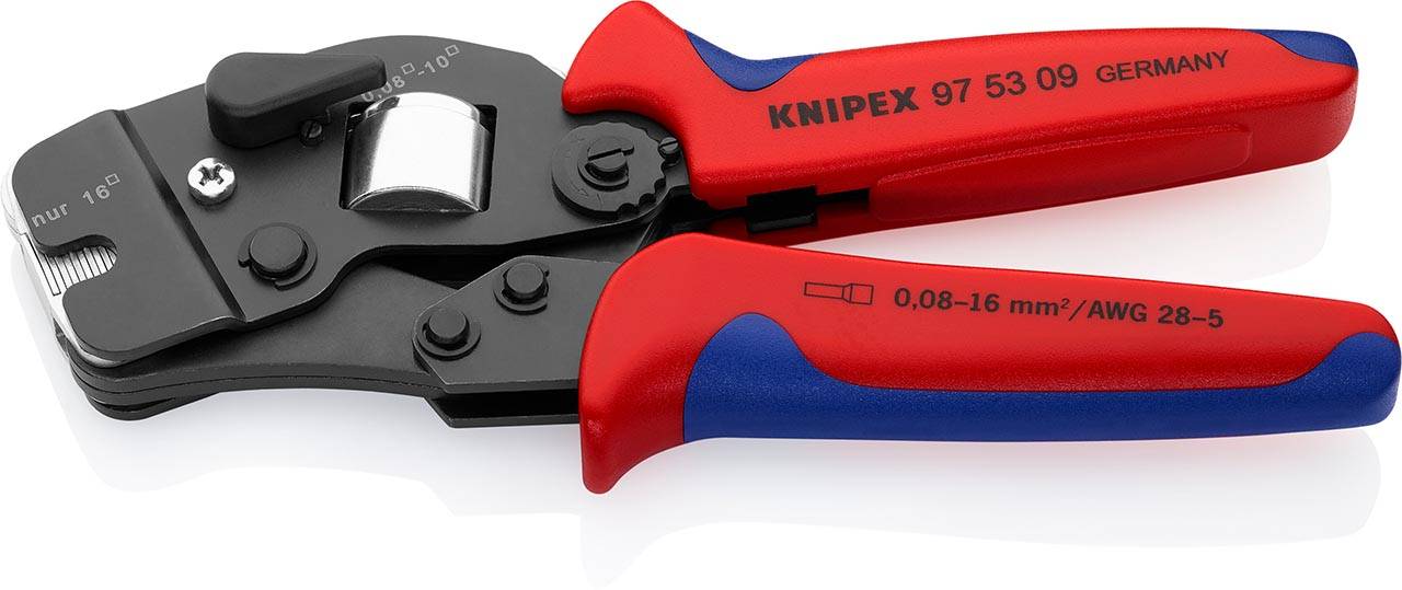 Knipex 0304475 Crimpzange Aderendhülsen 0.08 bis 16mm²