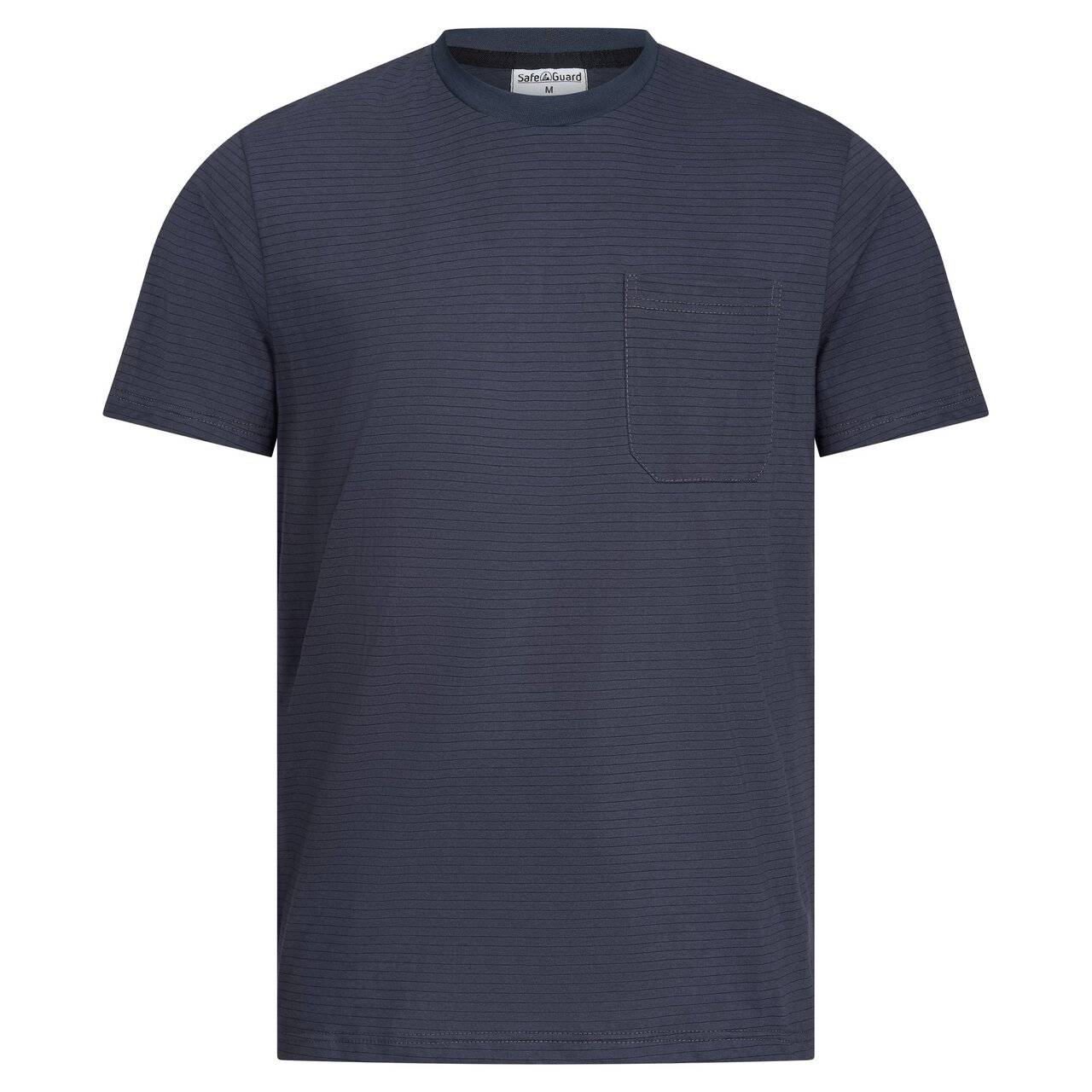 ESD-T-Shirt mit Brusttasche, rundhals, 150g/m², grau, 5XL