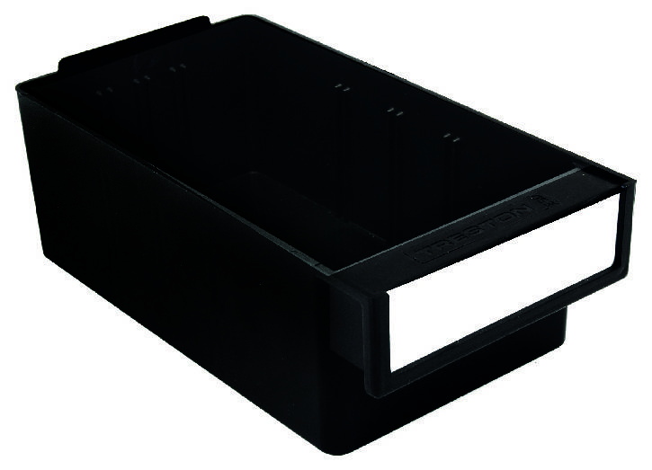 ESD-Einzelschublade, 92x170x62 mm, schwarz