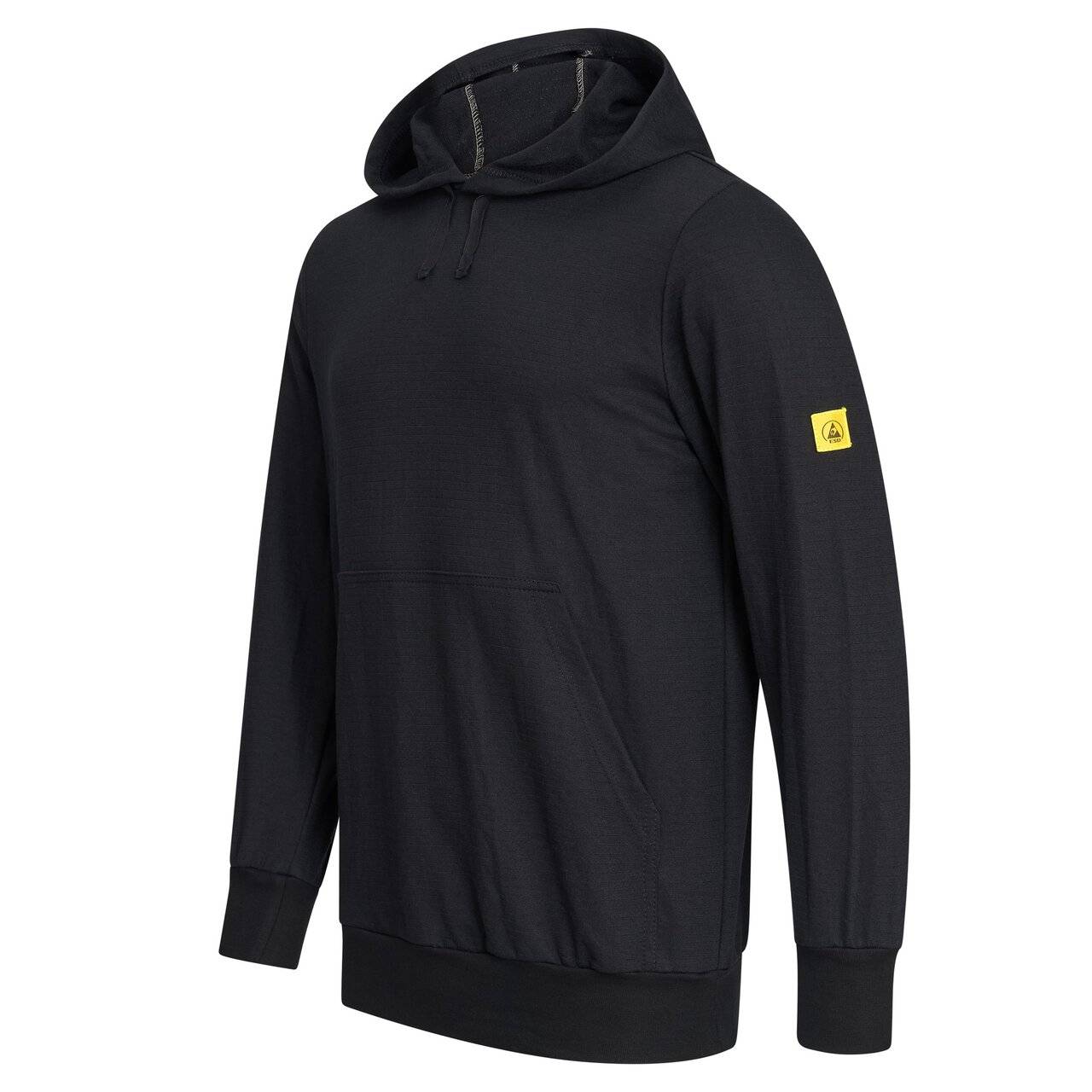 ESD-Sweatshirt mit Kapuze, 280g/m², schwarz, S