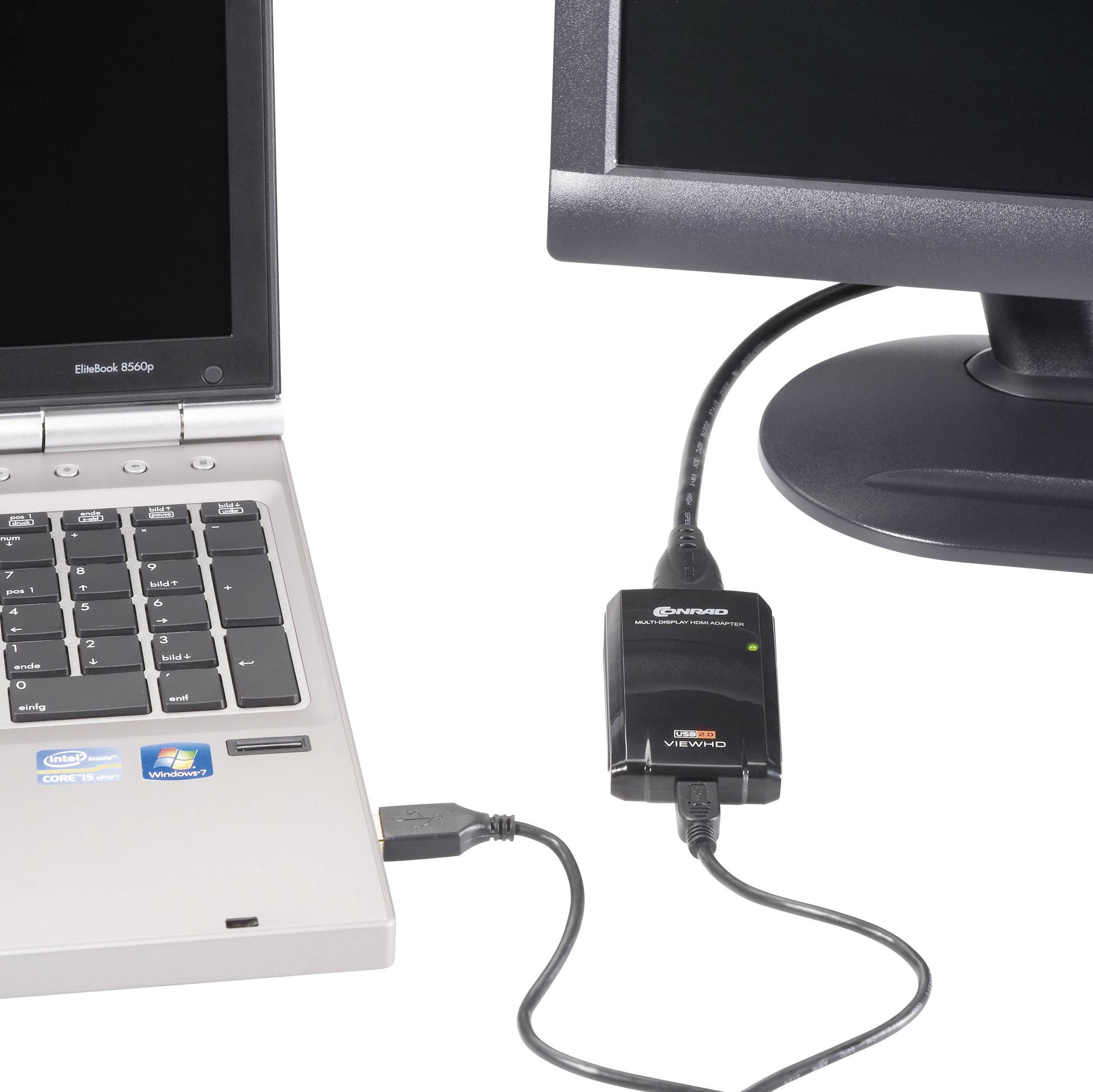 Externe Grafikkarte HDMI®, DVI Anzahl unterstützter Monitore: 1