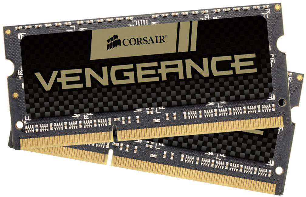 Corsair Vengeance Laptop-Arbeitsspeicher Kit DDR3 8 GB 2 x 4 GB Non-ECC 1600 MHz 204pin SO-DIMM CL9 9-9-24 CMSX8GX3M2A1600C9
