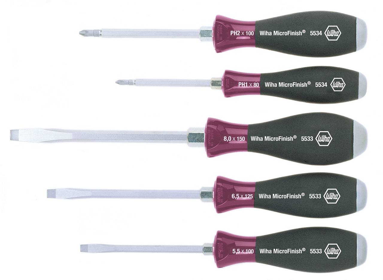 Schraubendrehersatz Micro-Finish® Schlitz/PH 5-tlg. 29138