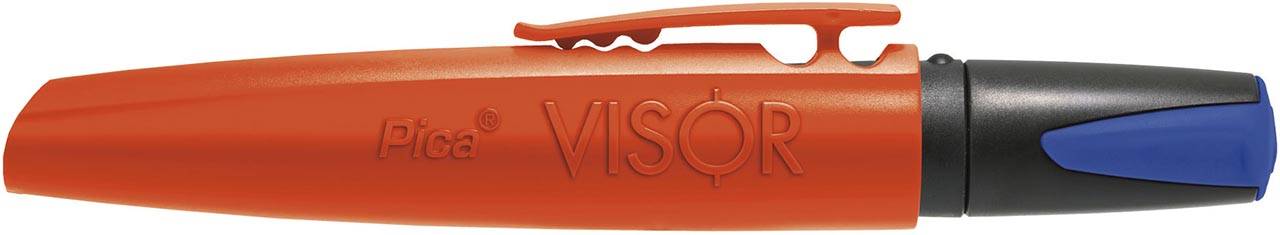 VISOR permanent Marker blau SB