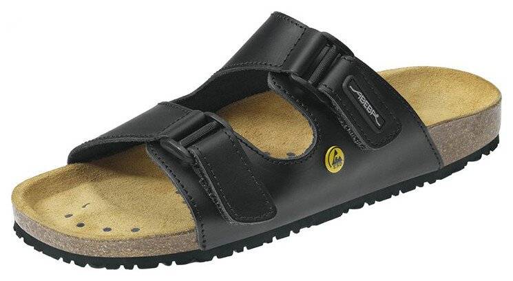 ESD-Pantolette, schwarz, Gr. 34