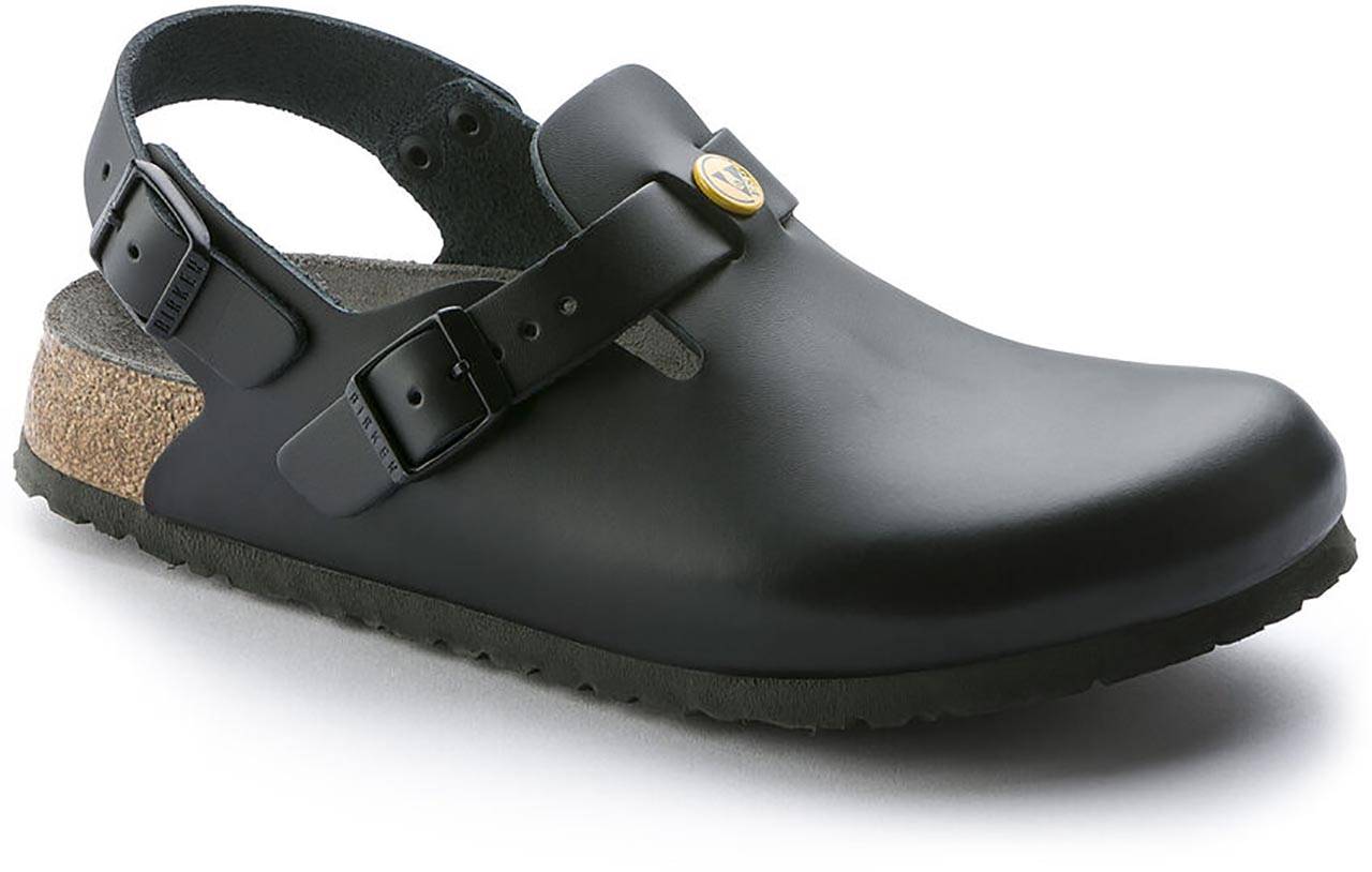 ESD Clog TOKIO ESD Naturleder 61400, schwarz, normal, 39