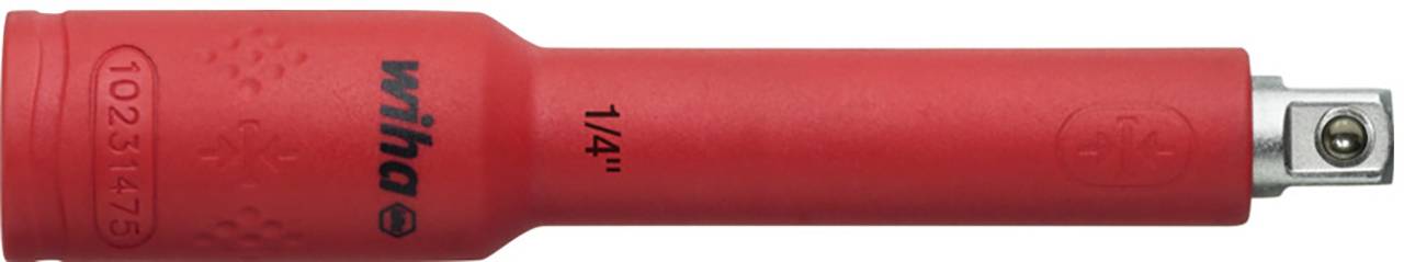 Wiha Verlängerung isoliert 1/4Zoll 4kantadapter 246197