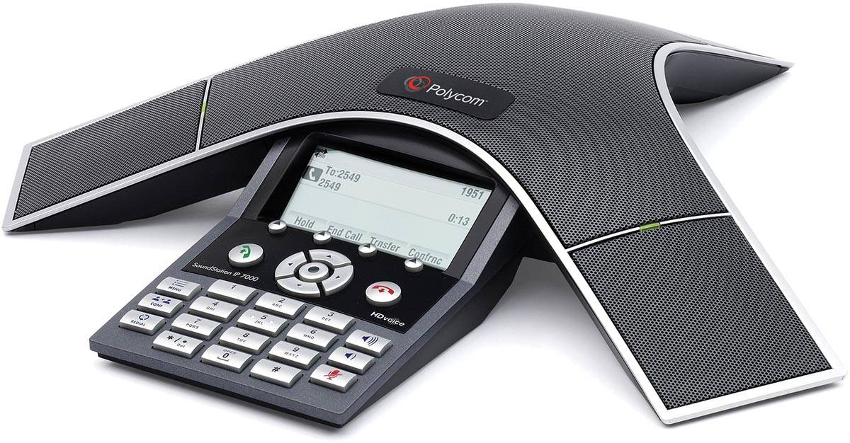 Poly SoundStation IP 7000 - VoIP-Konferenztelefon - dreiweg Anruffunktion - SIP