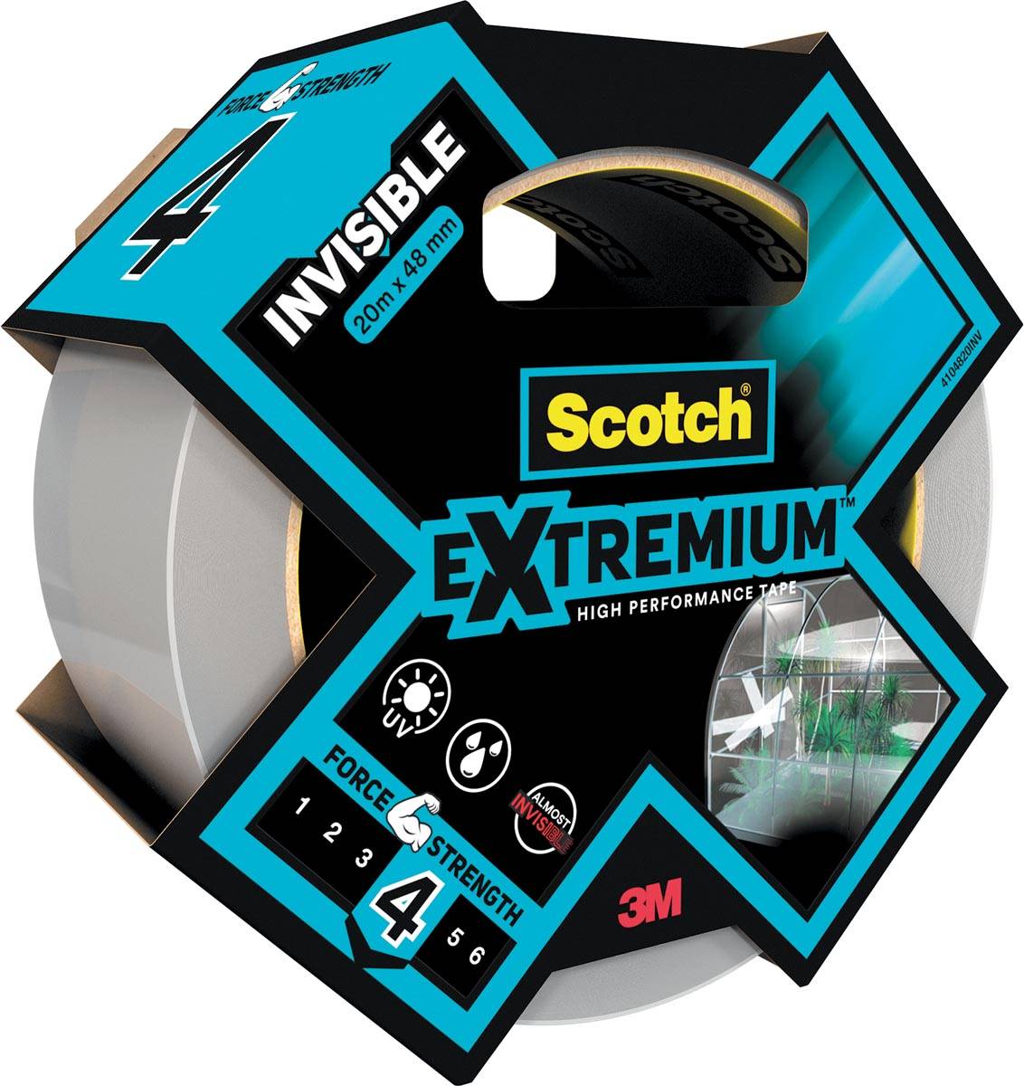 3M Extremium, Transparent, Reparatur, Versiegelung, UV-beständig, 25 m, 48 mm, 1 Stück(e)
