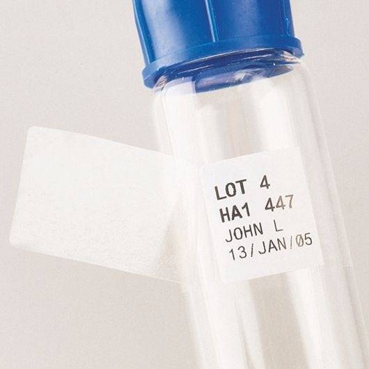 Laboretiketten mit Laminat, Polyester, weiß, M510, BMP51 & M511, 25,4 x 66,68 mm, M5-75-461