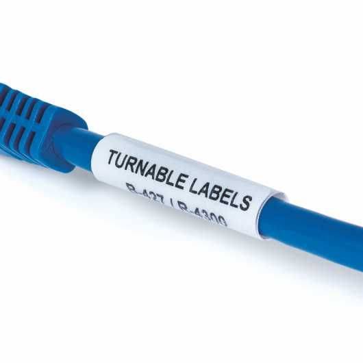 Drehbare Kabeletiketten, für Kabel ø: 2 - 3,7 mm, für BMP41, BMP51 & M511, M4-211-RO-427