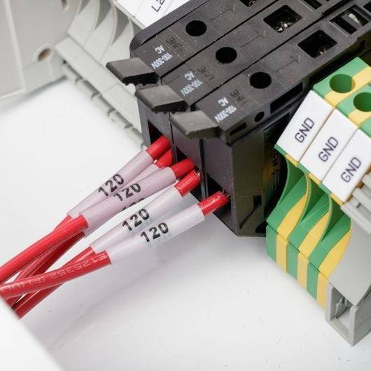 Selbstlaminierende Kabeletiketten, für Kabel ø: 4 - 8,1 mm, für M510, BMP51 & M511, M5-134-427