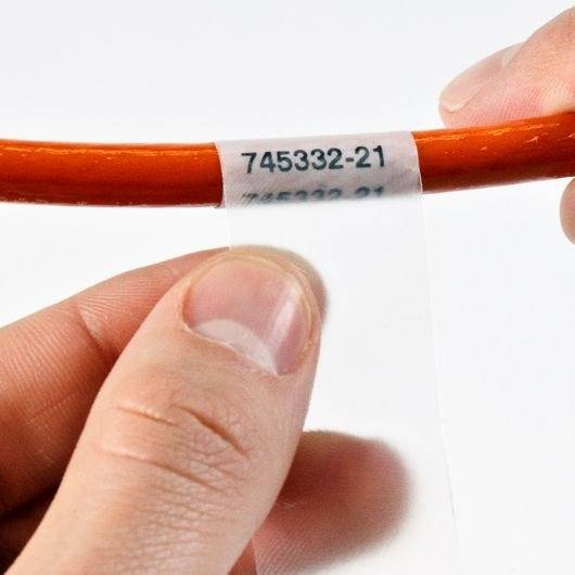 Selbstlaminierende Kabeletiketten, für Kabel ø: 4 - 8,1 mm, für M510, BMP51 & M511, M5-134-427