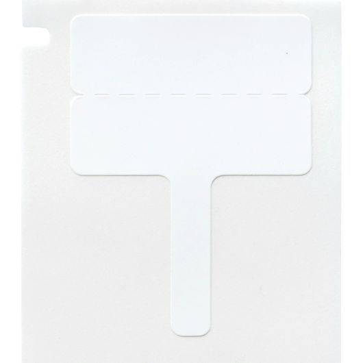 Kabelfähnchen aus Polypropylen, weiß, für M510, BMP51 & M511, 10 x 30 mm, M5-01-425-FT