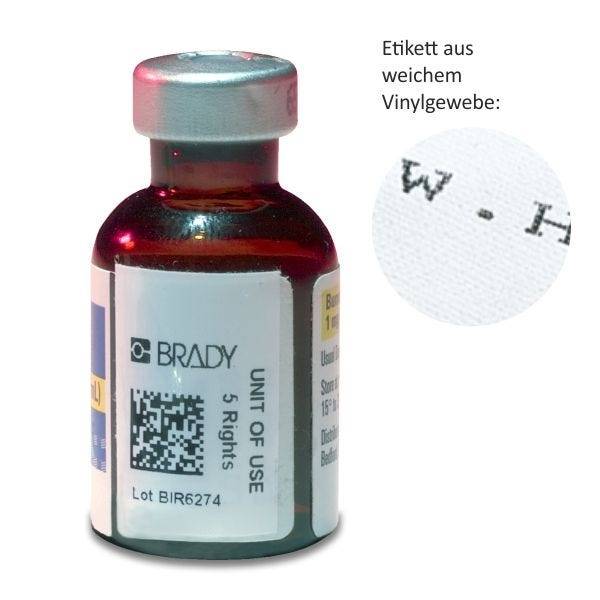 Vinyl-Etiketten, wiederablösbar, weiß, 25,4 x 38,1 mm, für M410, BMP41, M510, BMP51 & M511, M4-91-498