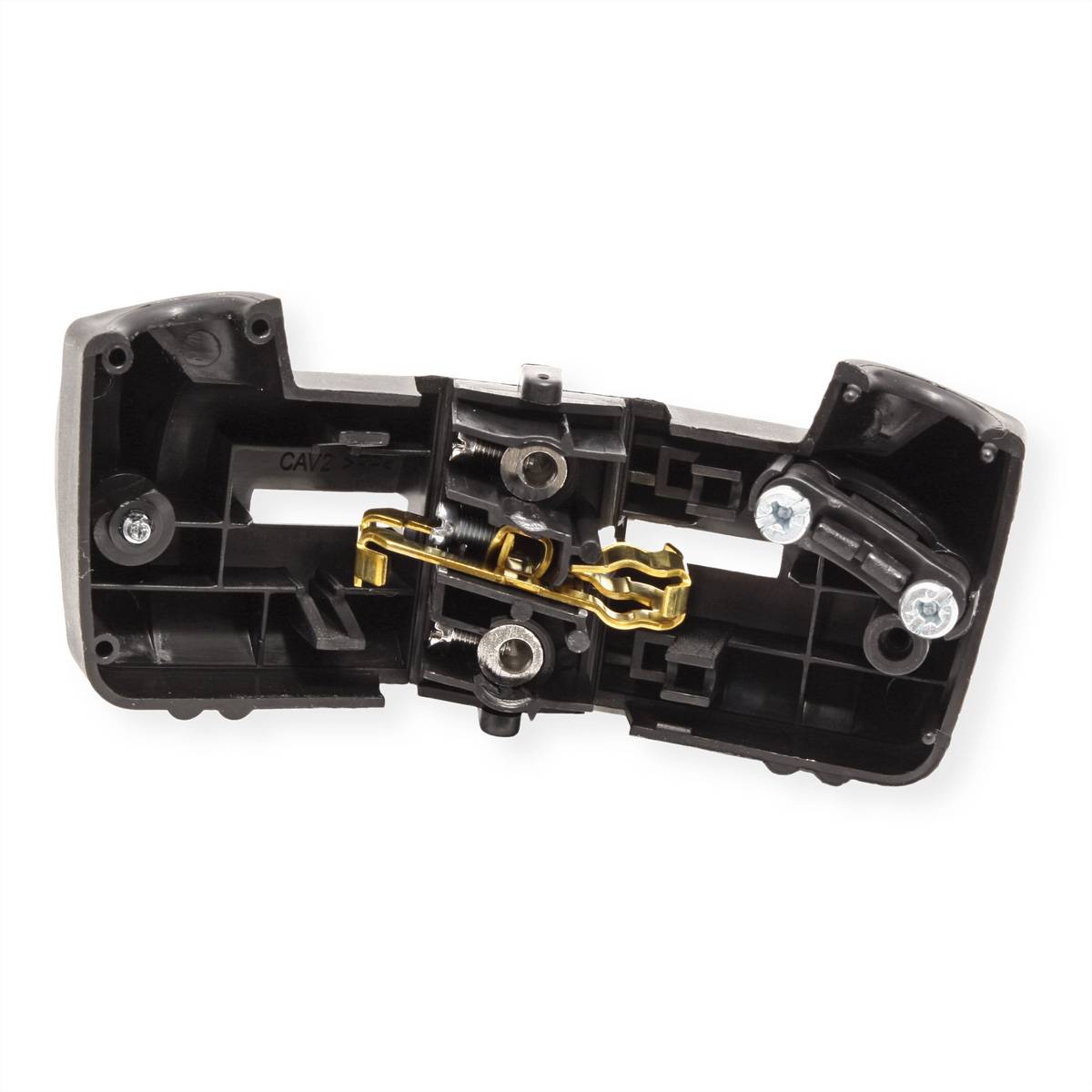 BACHMANN Schutzkontaktstecker, schwarz bruchfest, montierbar, IP 20, Winkel