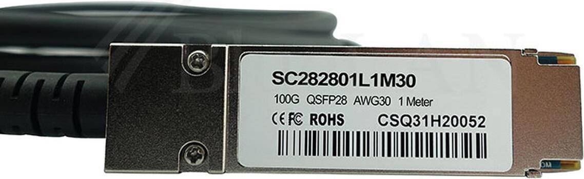BLUEOPTICS - 02311KNX kompatibles BlueLAN DAC QSFP28 SC282801L3M26