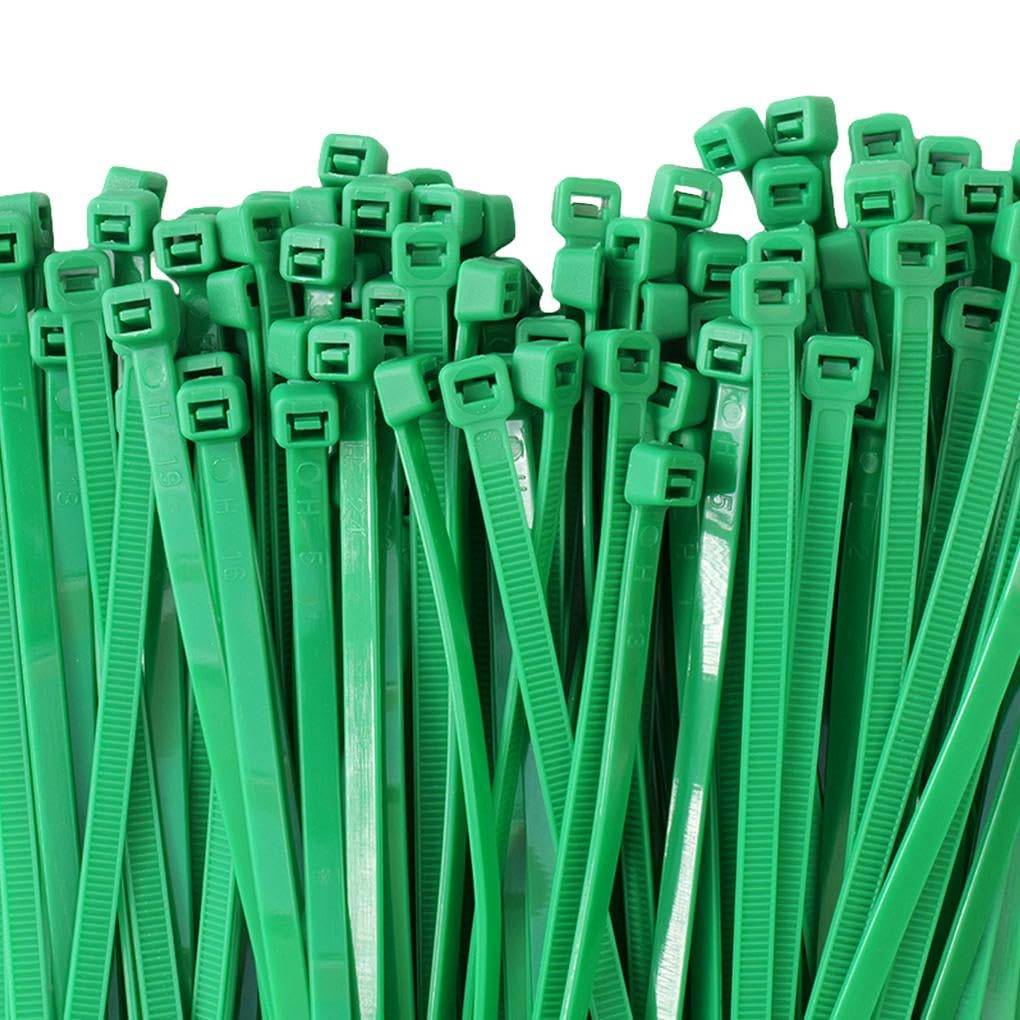 Kabelbinder 500 Stück grün UV beständig Universalbinder 7,6 x 370 mm