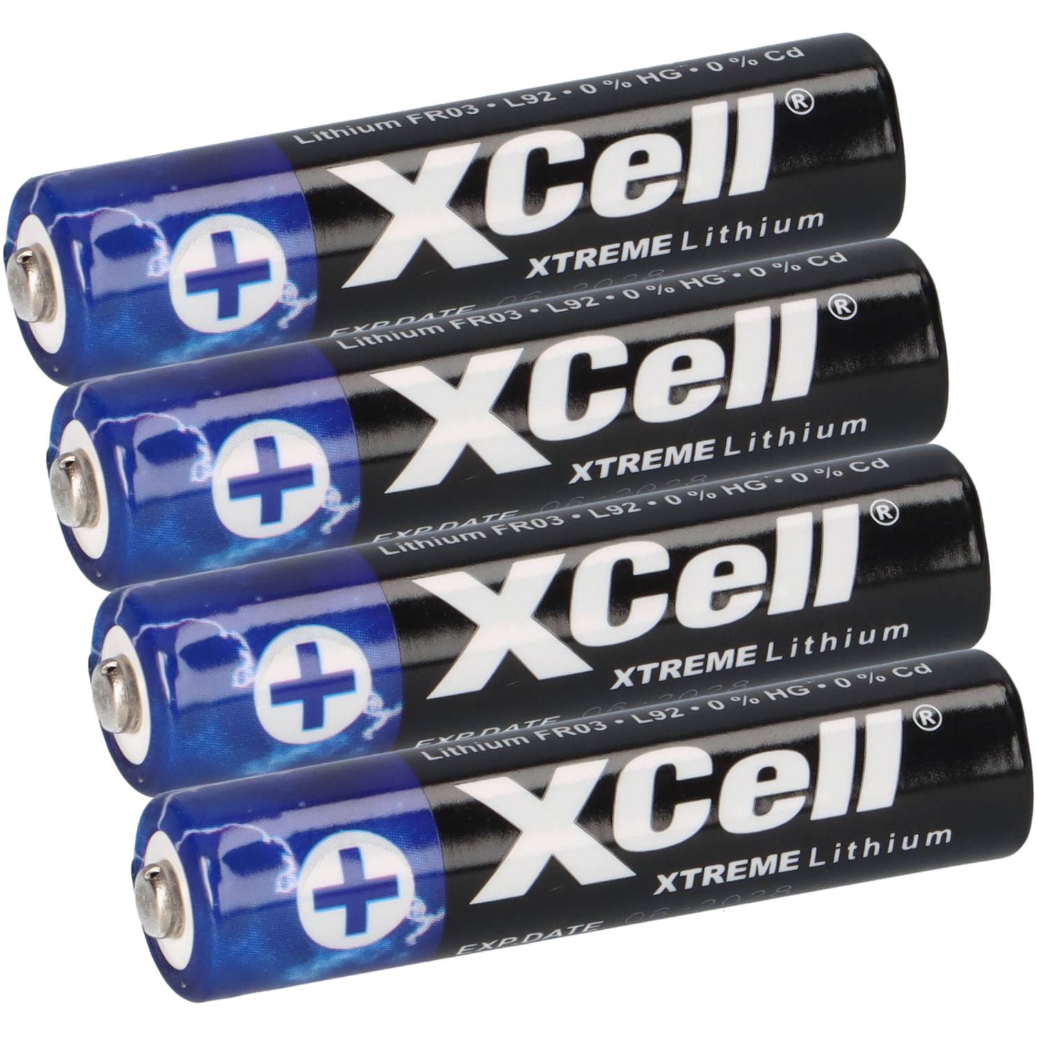 XCell Extreme Lithium FR03 Micro AAA Batterie 4er Blister