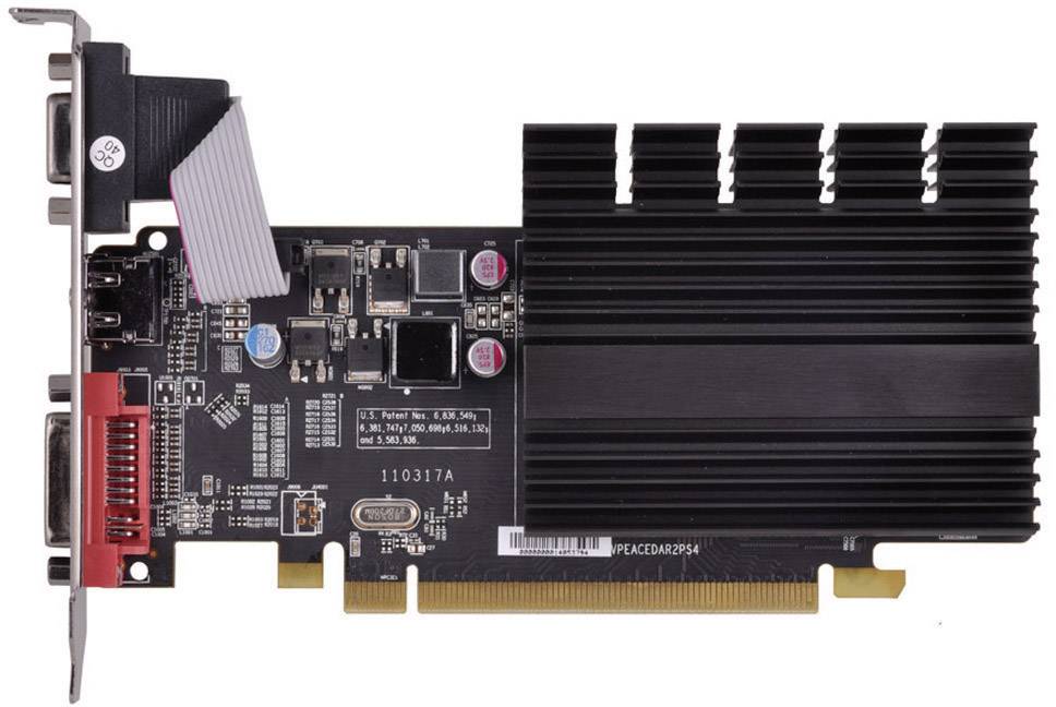 XFX Grafikkarte ATI Radeon HD5450  1 GB DDR3-RAM PCIe x16  DVI, VGA, HDMI® Passiv gekühlt