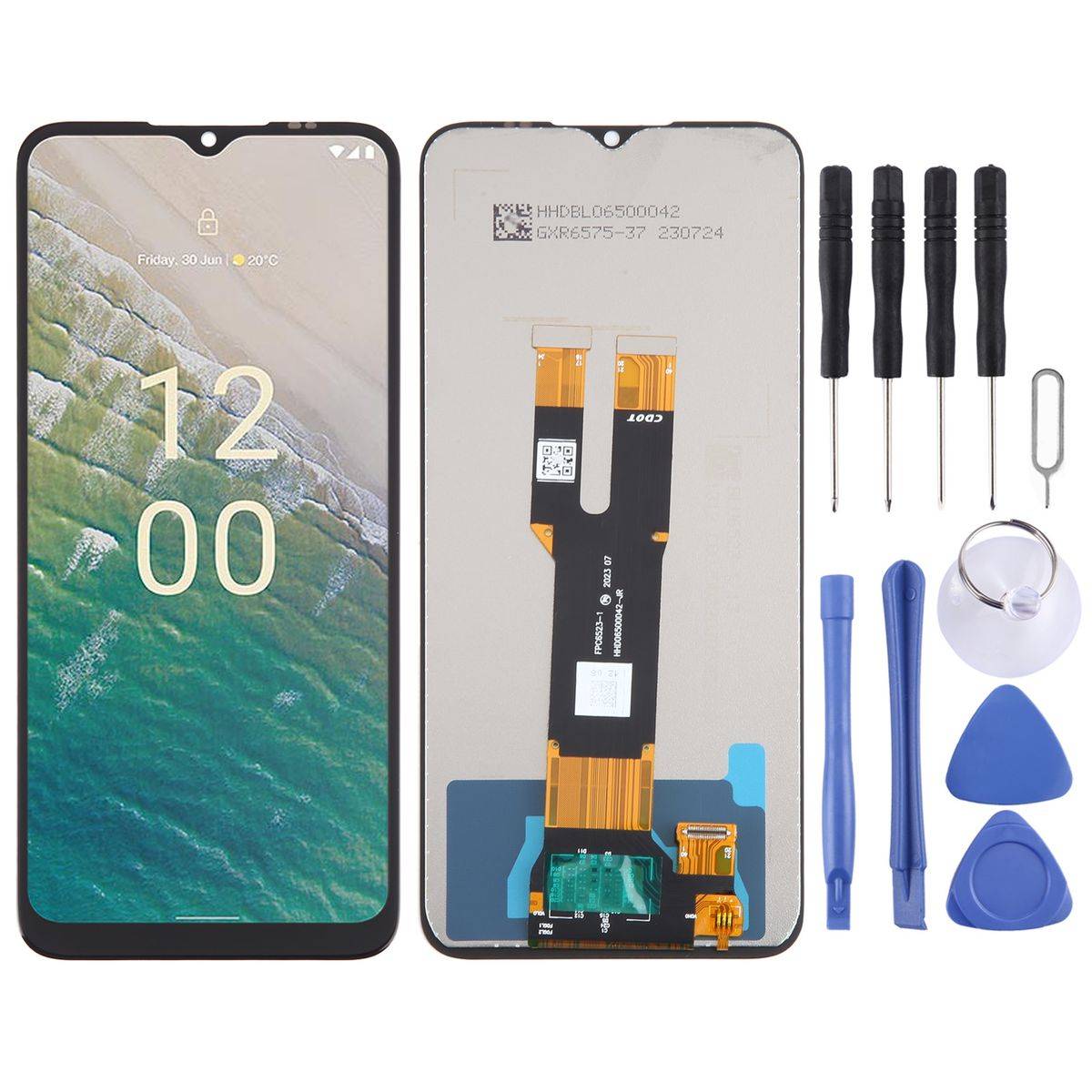 Für Nokia C32 Display Full LCD ohne Rahmen Einheit Touch Ersatzteil Reparatur Schwarz