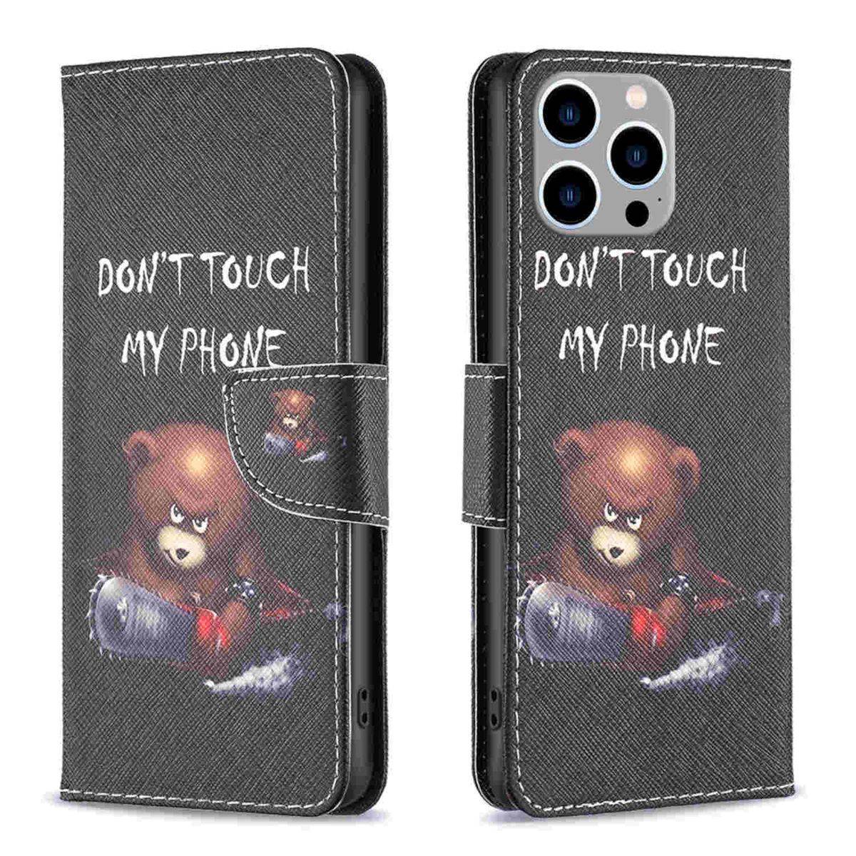 Für Apple iPhone 15 Plus Kunstleder Handy Tasche Book Motiv 6 Etuis