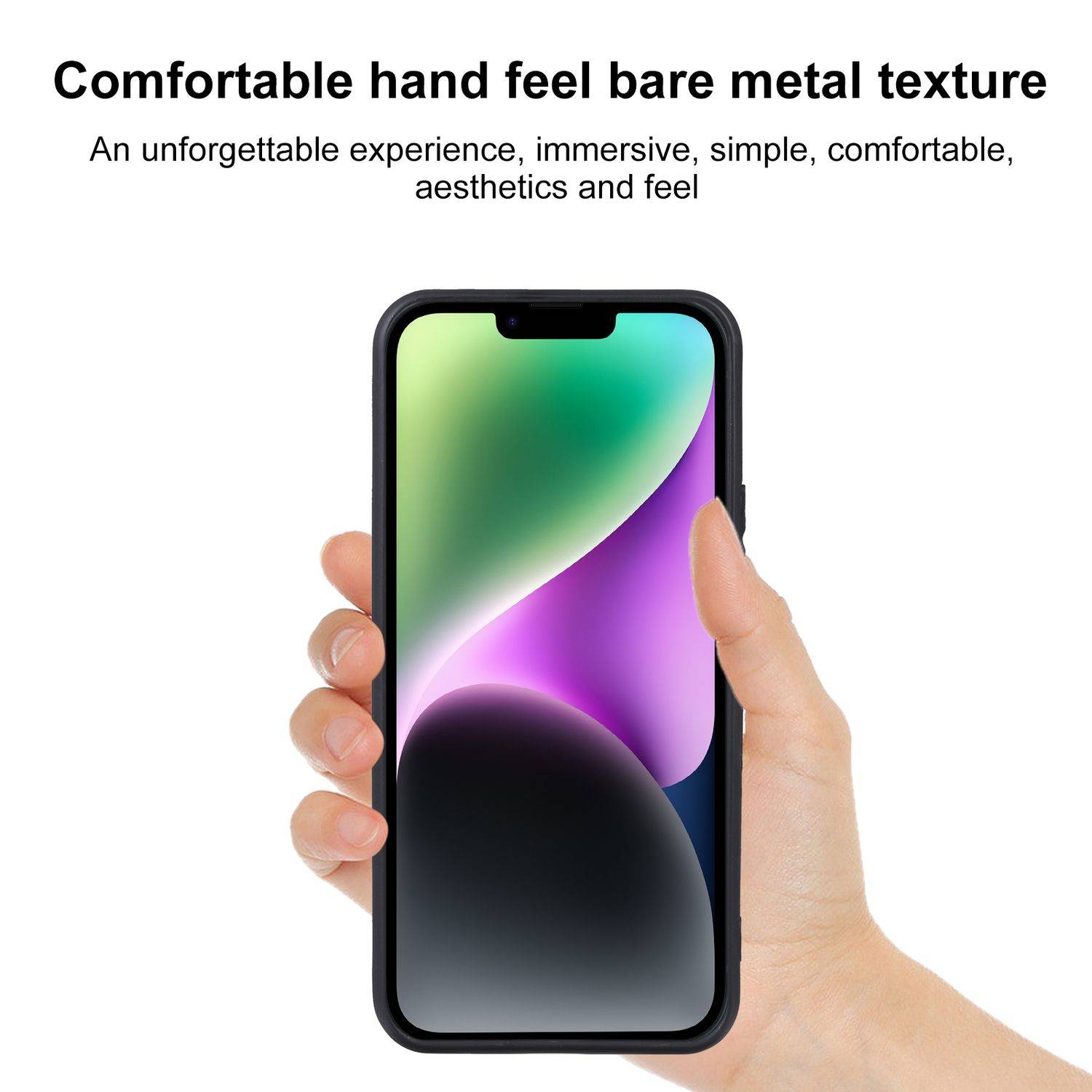 Für Apple iPhone 15 Plus Silikon TPU Schutz Handy Hülle Tasche Schwarz