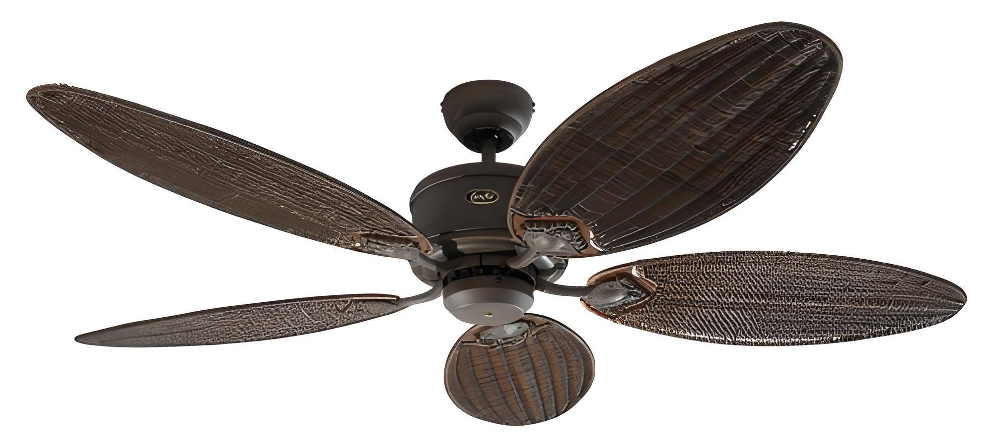 Deckenventilator Eco Elements Braun / Rattan 132 cm
