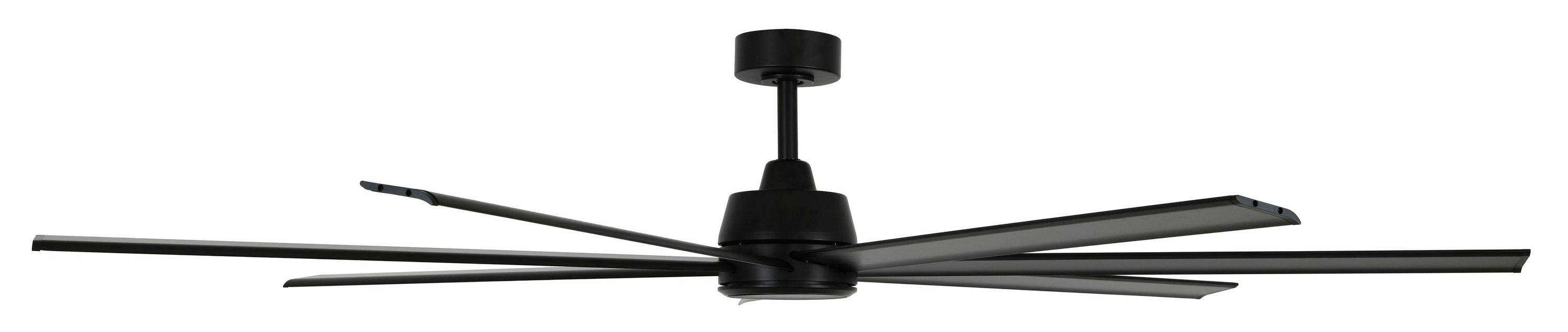 Energiespar Deckenventilator Atlanta II Schwarz