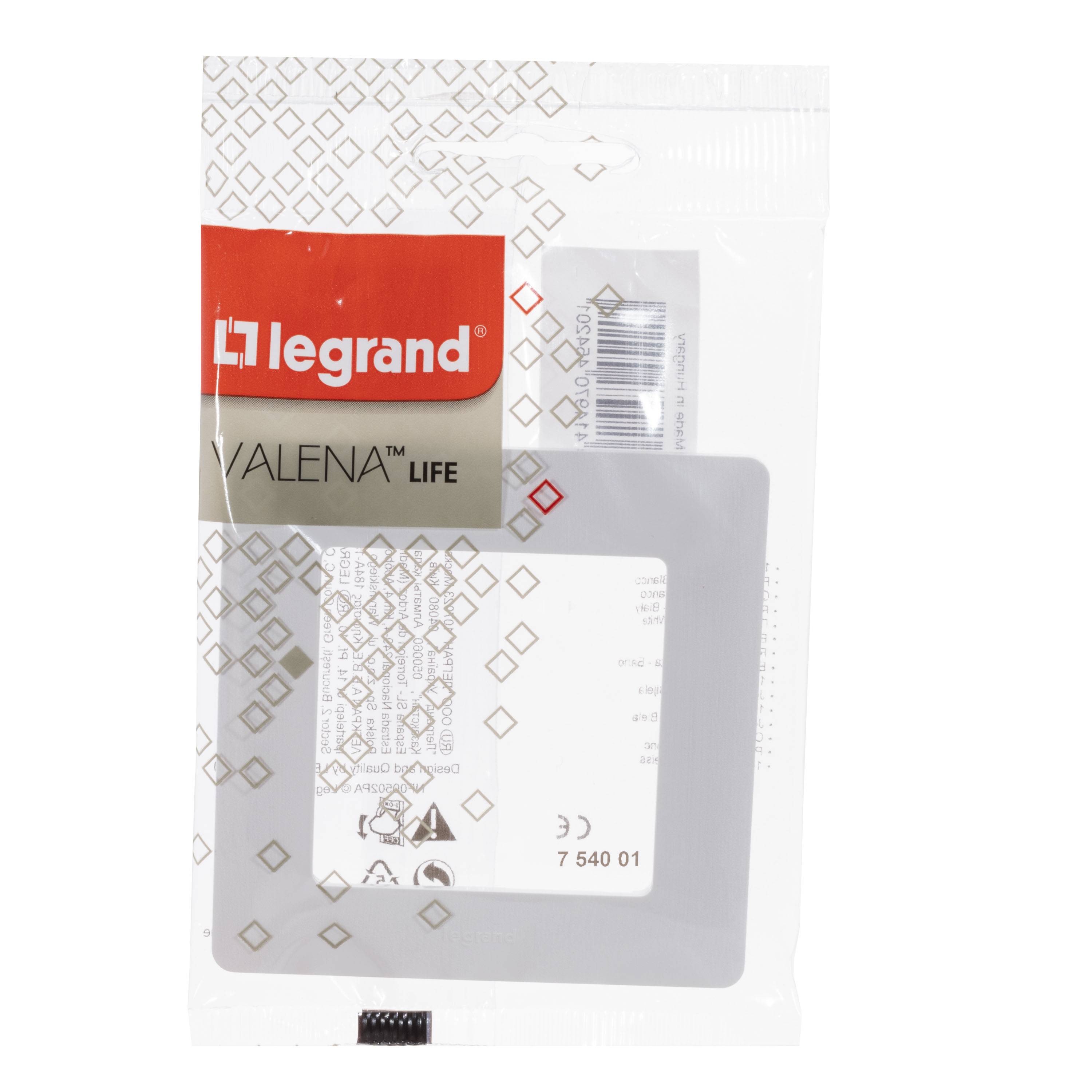 Legrand Rahmen Valena Life Allure Weiß 754001