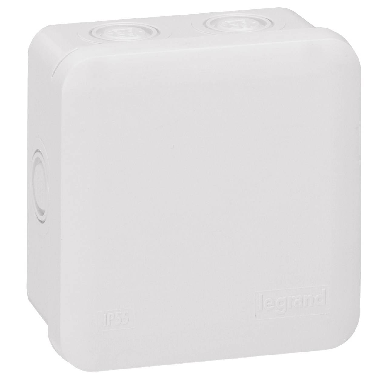Legrand Abzweigdose Plexo, 80 x 80 x 45mm, IP 55, mit Vorprägung, 1 Stk.