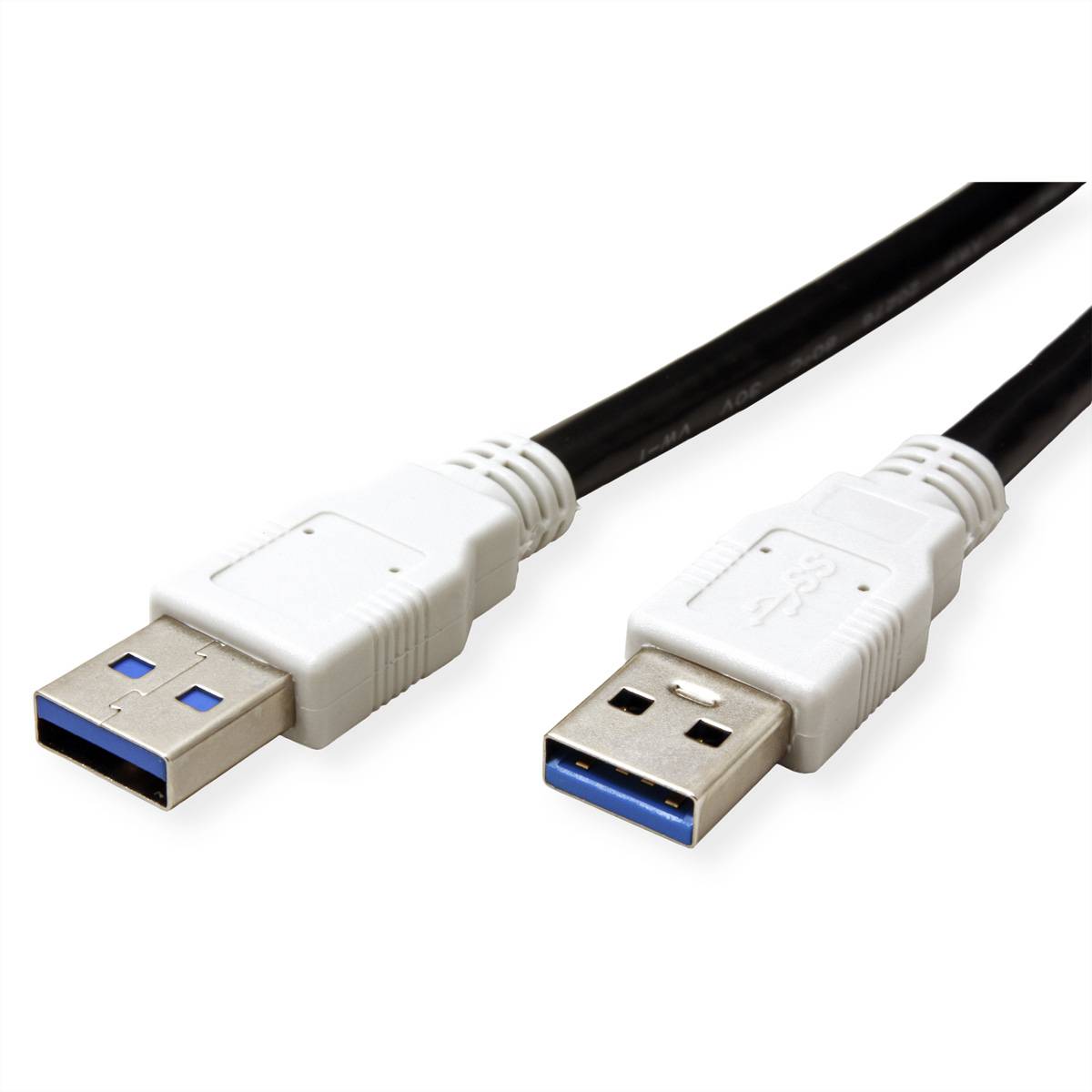 BACHMANN USB 3.0 Kabel A/A 1:1, schwarz, 1 m