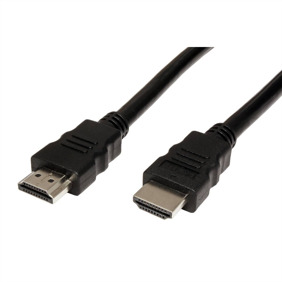 Value HDMI Anschlusskabel HDMI-A Stecker, HDMI-A Stecker 3.00 m Schwarz 11.99.5682 doppelt geschirmt HDMI-Kabel