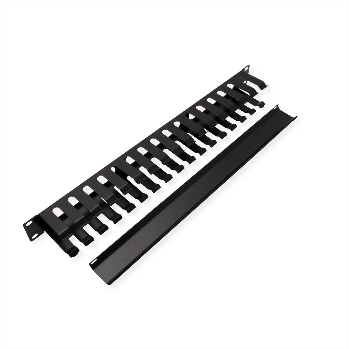 Value 26.99.0305 19 Zoll Netzwerkschrank-Frontblende 1 HE Schwarz (RAL 9005)