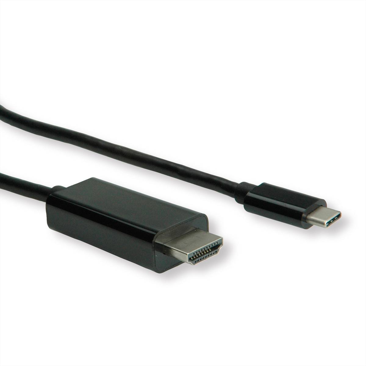 ROLINE USB Typ C - HDMI Adapterkabel, ST/ST, 1 m
