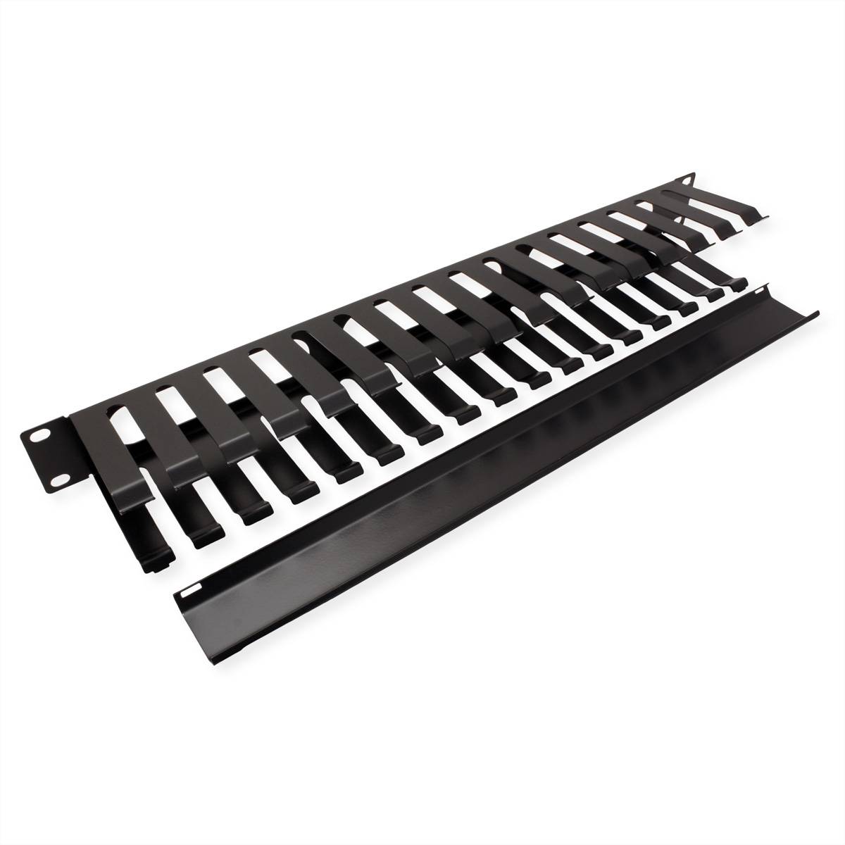 Value 26.99.0306 19 Zoll Netzwerkschrank-Frontblende 1 HE Schwarz (RAL 9005)