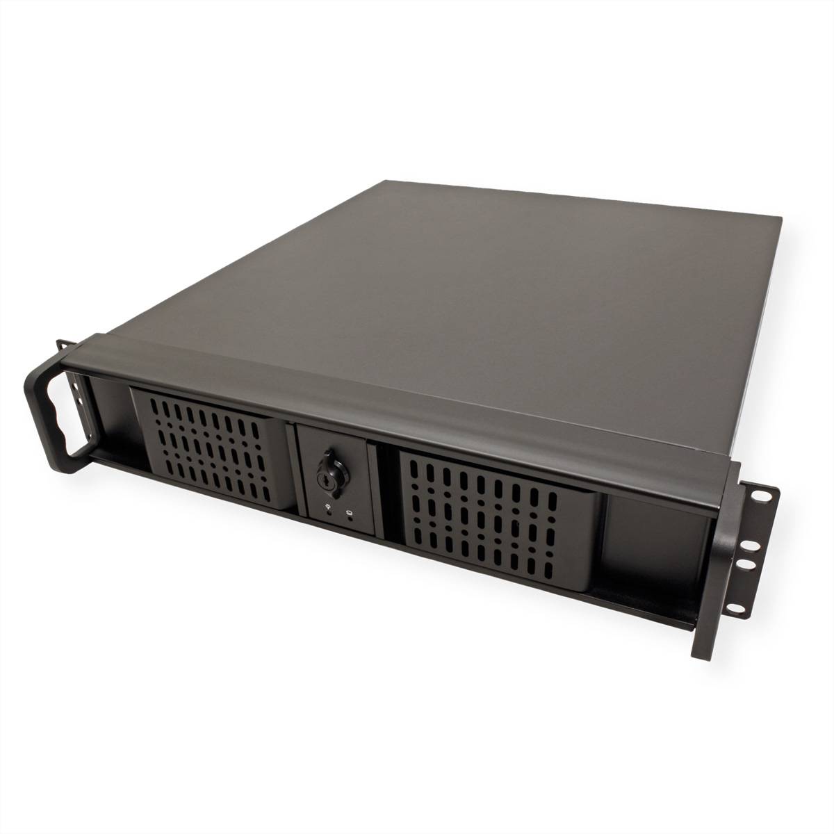 VALUE 19" Servergehäuse, 2HE, kurz, schwarz