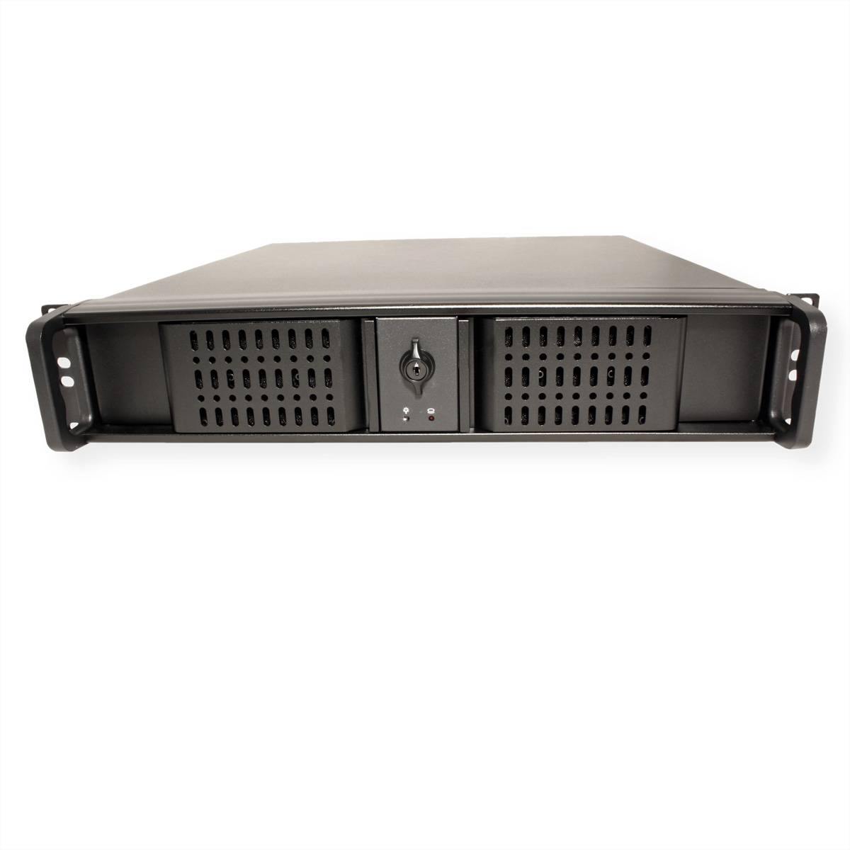 VALUE 19" Servergehäuse, 2HE, kurz, schwarz