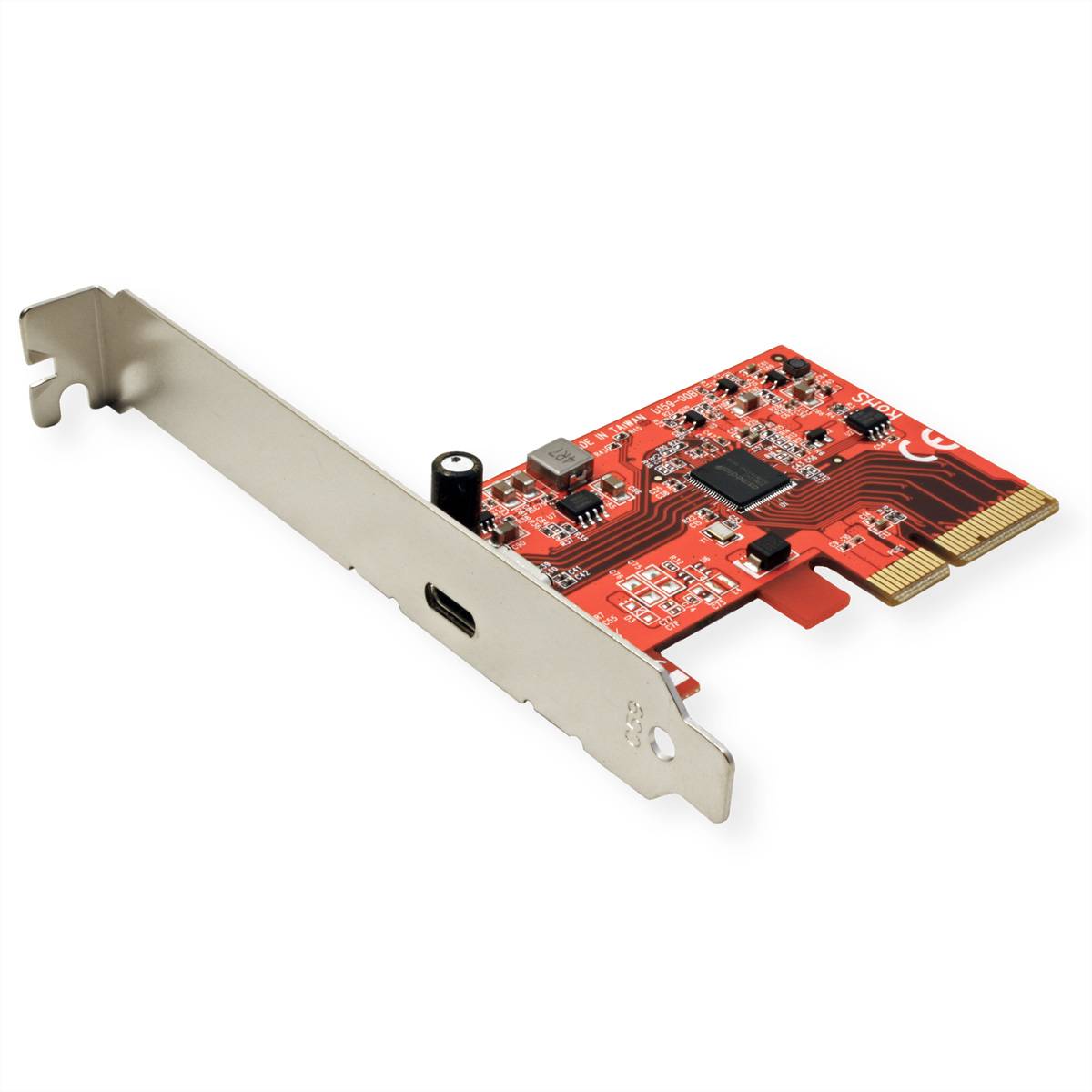 ROLINE PCI-Express-Karte, USB 3.2 Gen 2x2, 1 Port Typ C