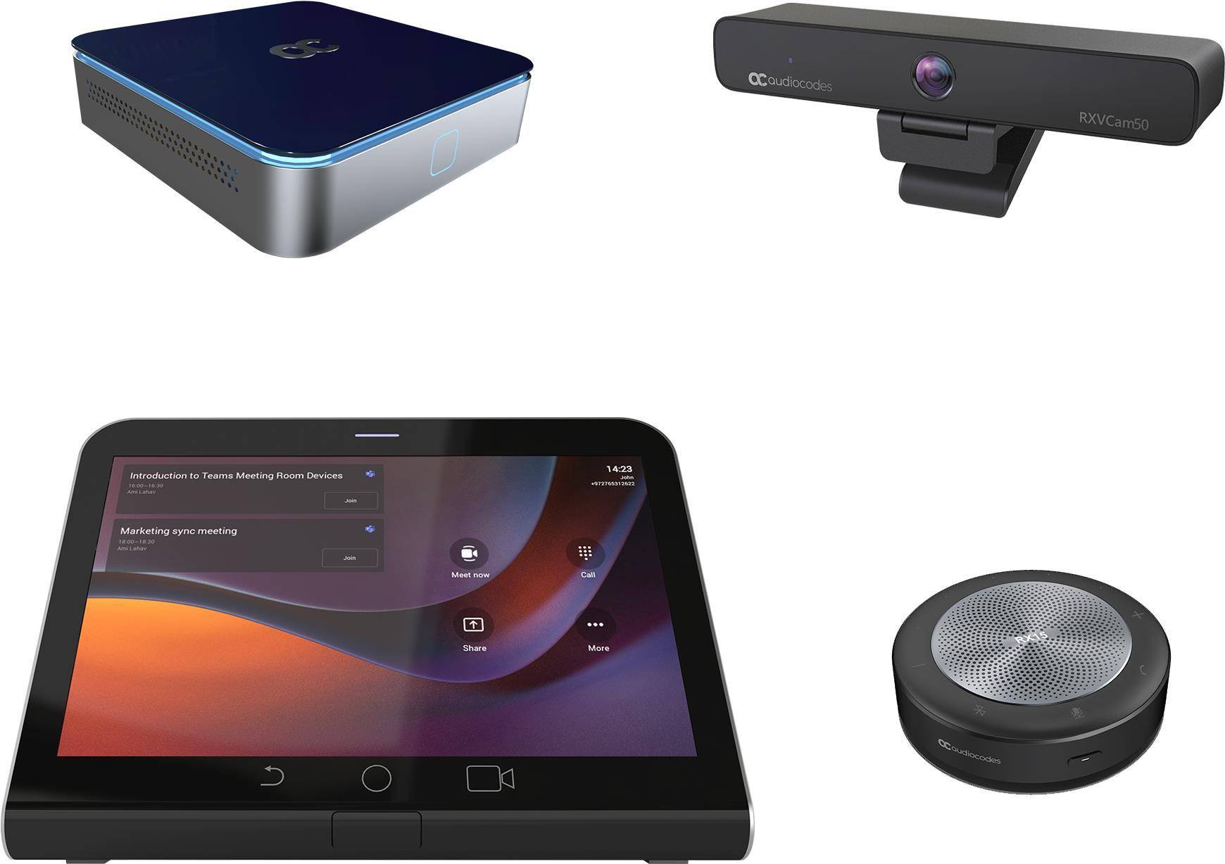 AudioCodes RXV200-B20 sistema di conferenza 10 persona[e] 8,28 MP Collegamento ethernet LAN Sistema di videoconferenza d